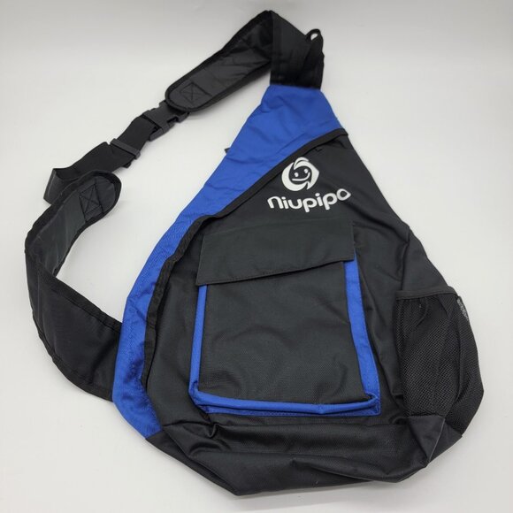 Niupipo Pickleball Bag Sport Pickleball Adjustable Sling Bag Backpack Blue - Picture 1 of 8